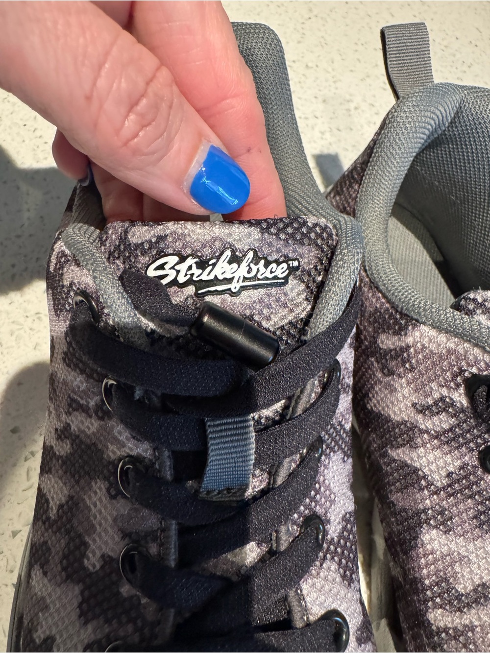 Strikeforce Camo Knit BOWLING shoes in Gray/Black - Picture 3 of 9